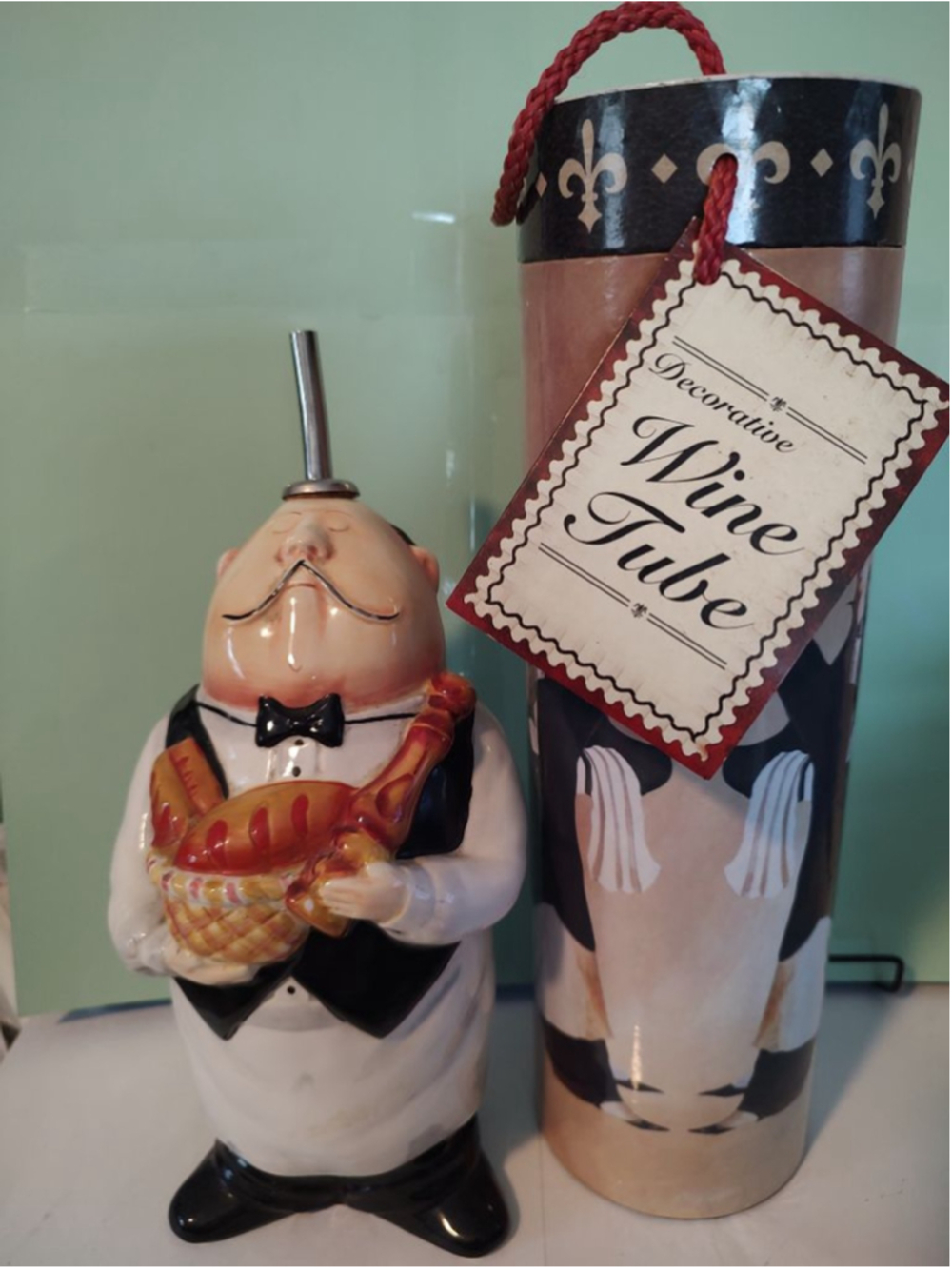 Unused Certified International Butler Waiter Oil & Vinegar Dispense